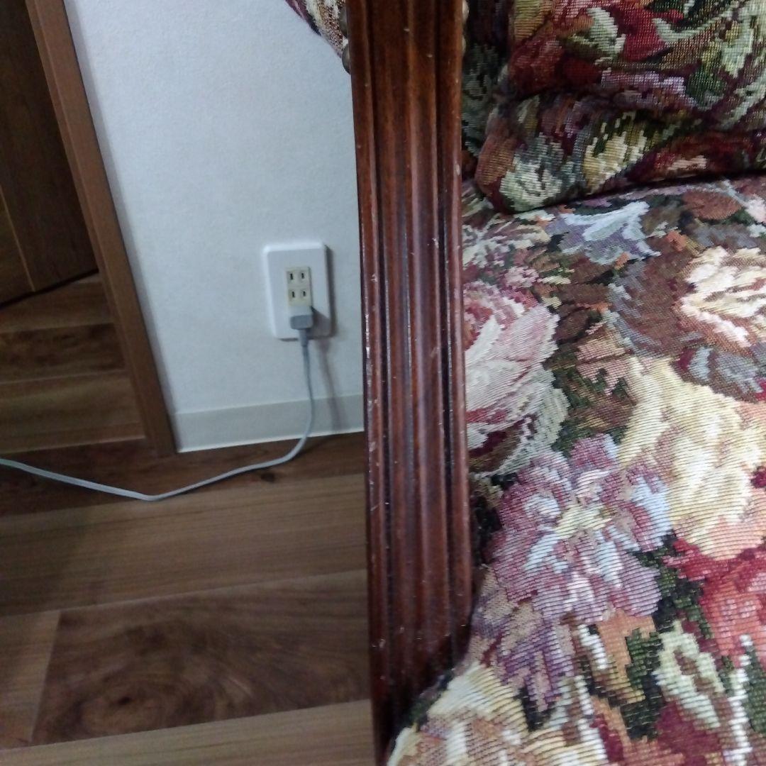 ゴブラン織クラシック　アメリカ製１人用ソファ