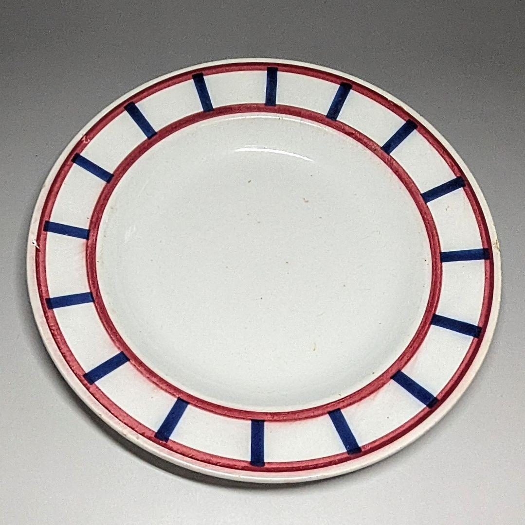 フランス　クレイユモントローBearnバスク柄プレート平皿