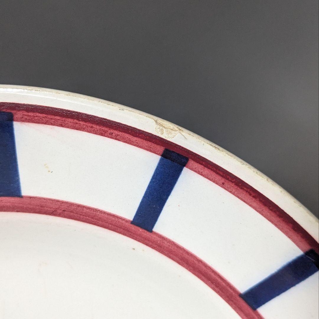 フランス　クレイユモントローBearnバスク柄プレート平皿