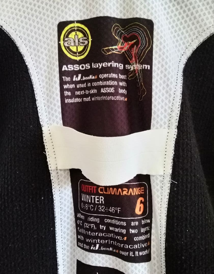 アソスIJ．Bonka−6 寒さ対策万能　メンズＳ　ネックウォーマ・ウォー厶裏付