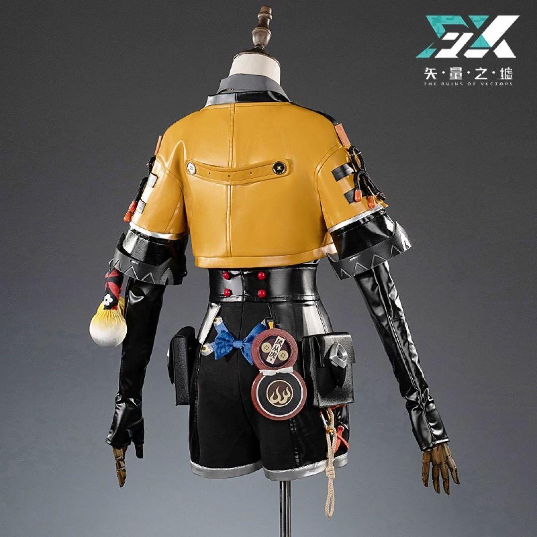 橘福福コスプレmサイズ　セット済みウイッグ/靴付き　ゼンゼロ