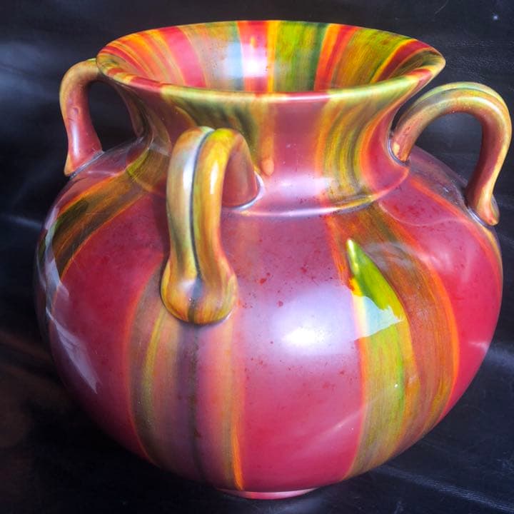 人間国宝級◆蔵から凄い美しい釉薬の壺が出てきた、壷、花瓶、古美術品、