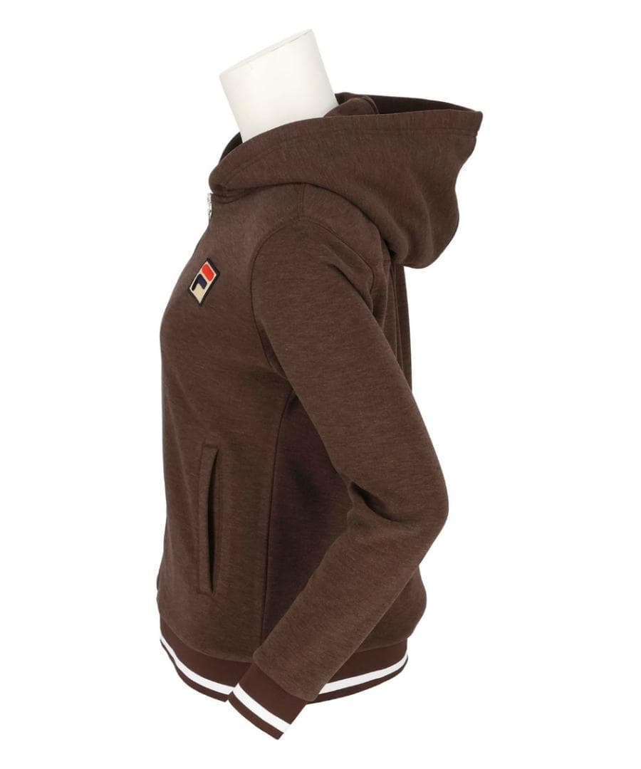 フィラ　FILA　テニスウェア　レディース　フルジップパーカー　L　ブラウン