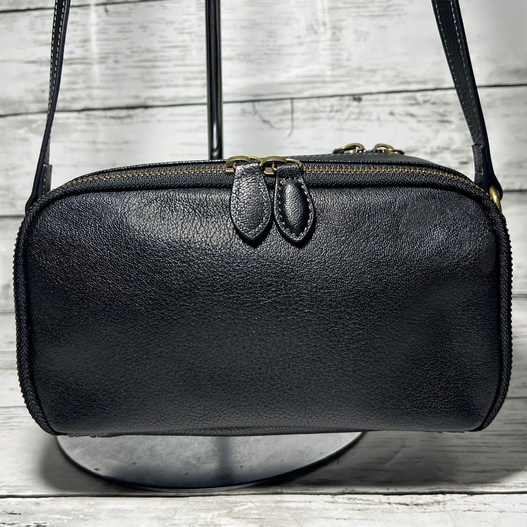 ＊sara＊✨Dakota ダコタ お財布ショルダーバッグ斜め掛けレザー黒