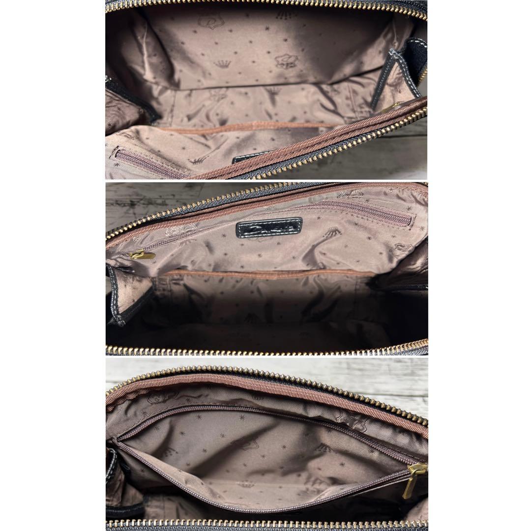 ＊sara＊✨Dakota ダコタ お財布ショルダーバッグ斜め掛けレザー黒