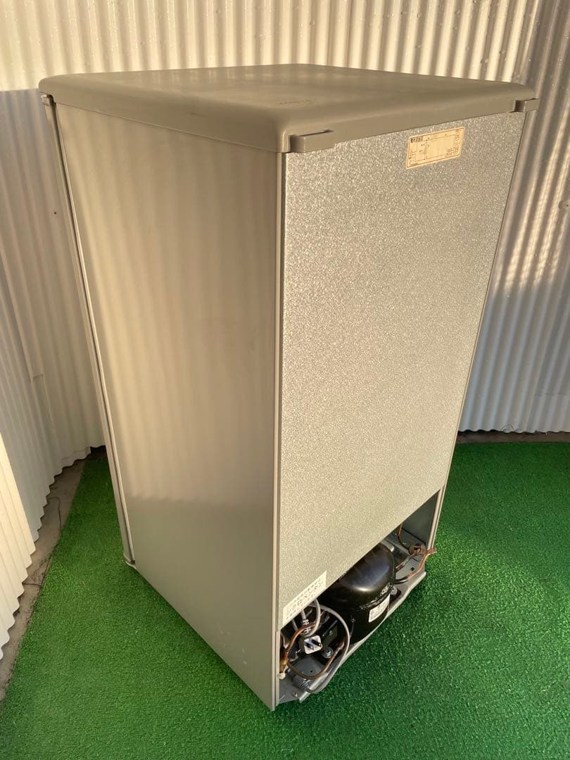 940三洋電機 (パナソニック) 1ドア冷蔵庫 右開き グレー 静音 一人暮らし