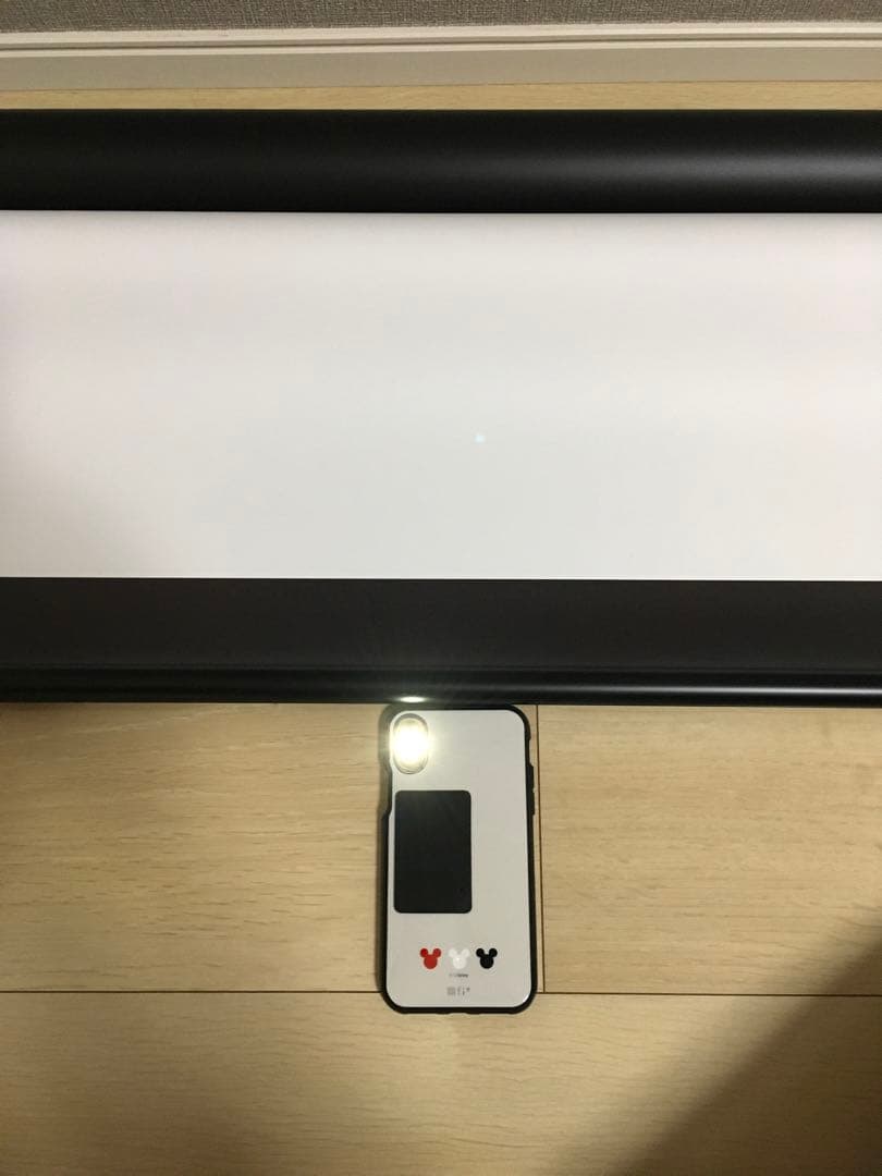 【シアターハウス】超大サイズ！定価114800円 チェーンスクリーン130インチ