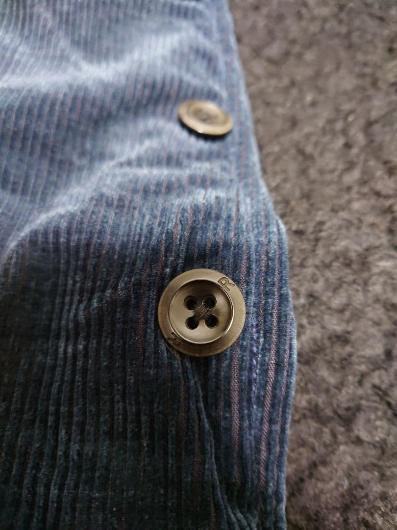 美品✨45RPM コーデュロイ ボア ベスト ネイビー ブラック 馬革使用 3