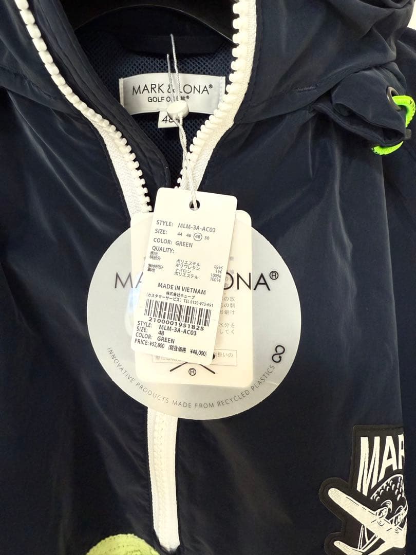 ゆー様♪ 新品 MARK&LONA 半袖プルオーバー ブルゾン マーク&ロナ