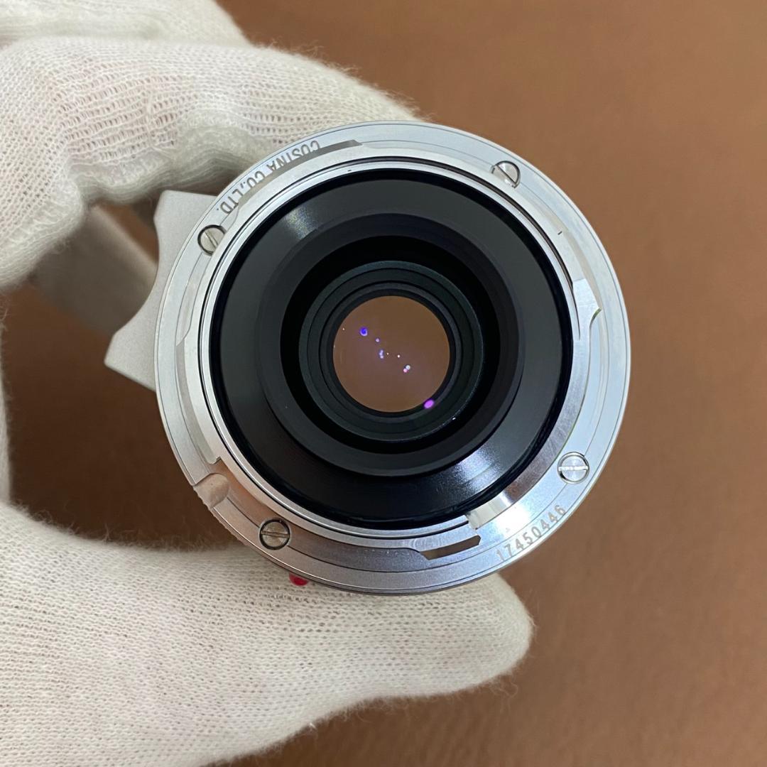 COLOR-SKOPAR 50mm F2.2 VM Silver 保証付き