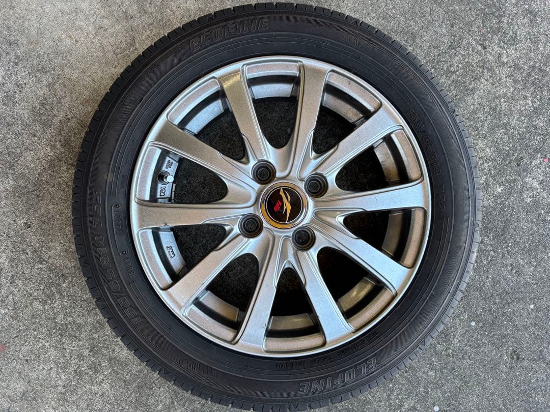 てーボラン 155/65R14 夏タイヤ2本