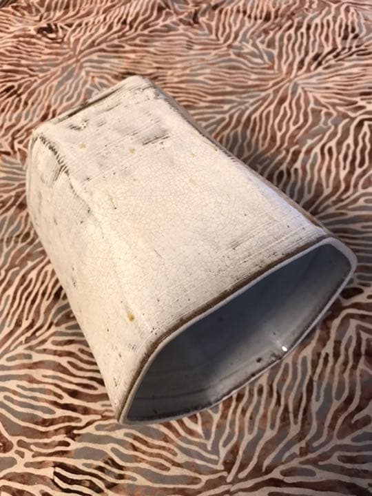 水指　茶道　茶道具　六角　骨董　陶器　日本美術