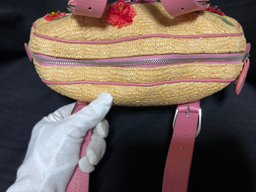 ディオールDior ガリアーノ リミテッドエディション かごバッグ レア 限定品