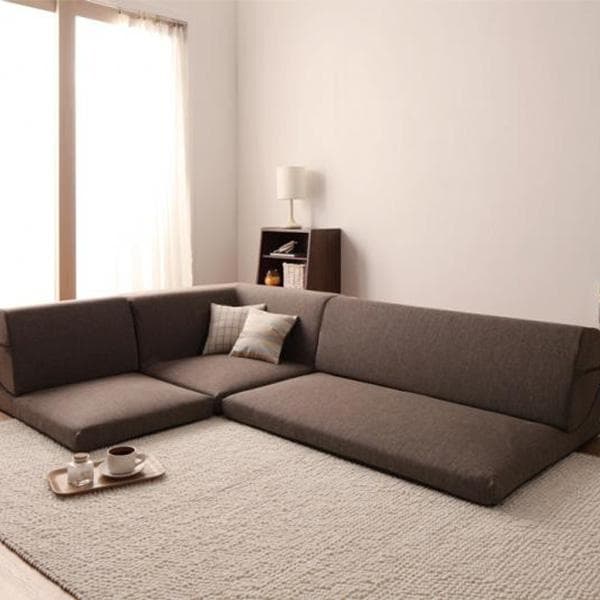 最安値！新品！送料込み！ ローソファー 3人掛け ソファーベット カウチ 17