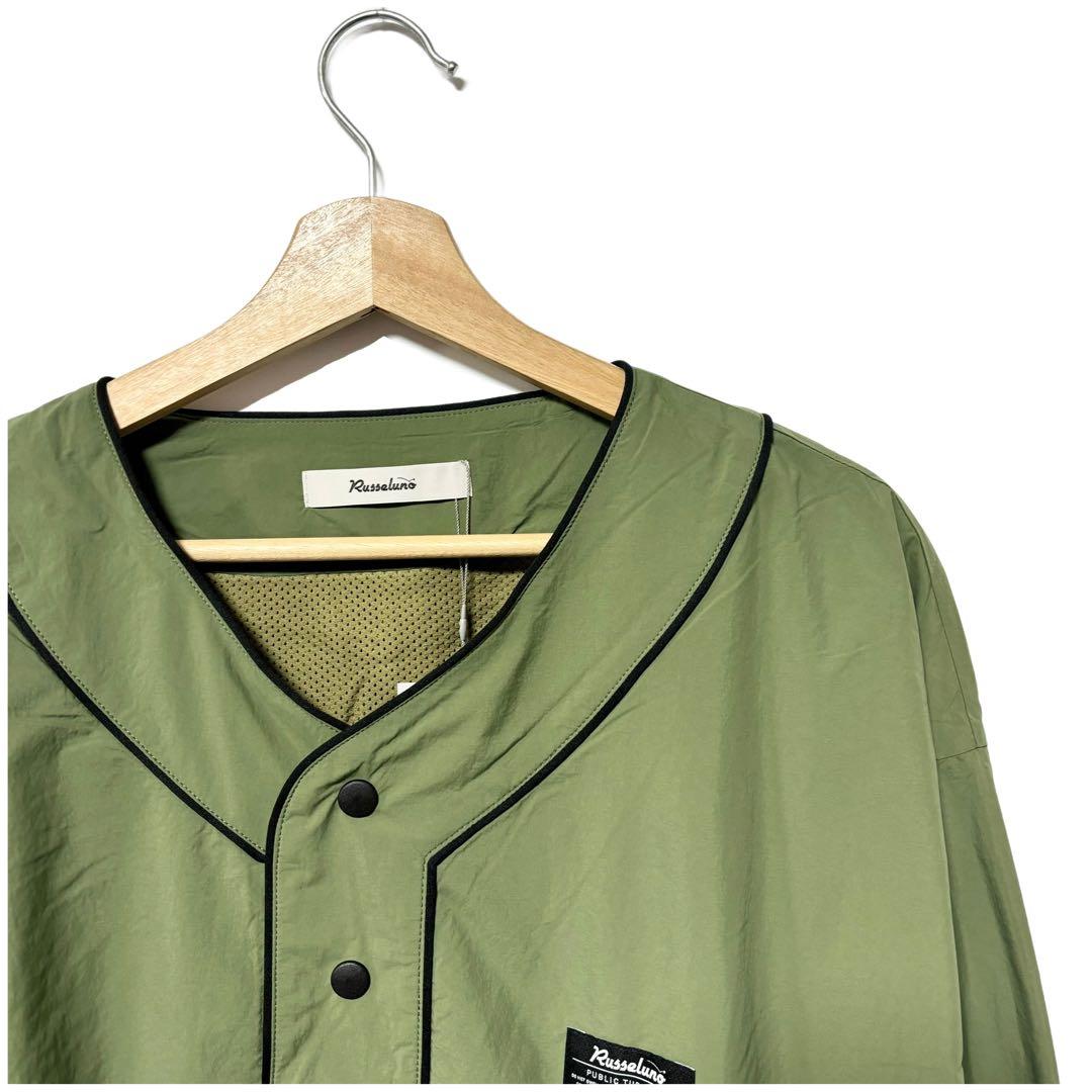 新品 ラッセルノ ゴルフ B.B Vネック プルオーバー カーキ XL 6