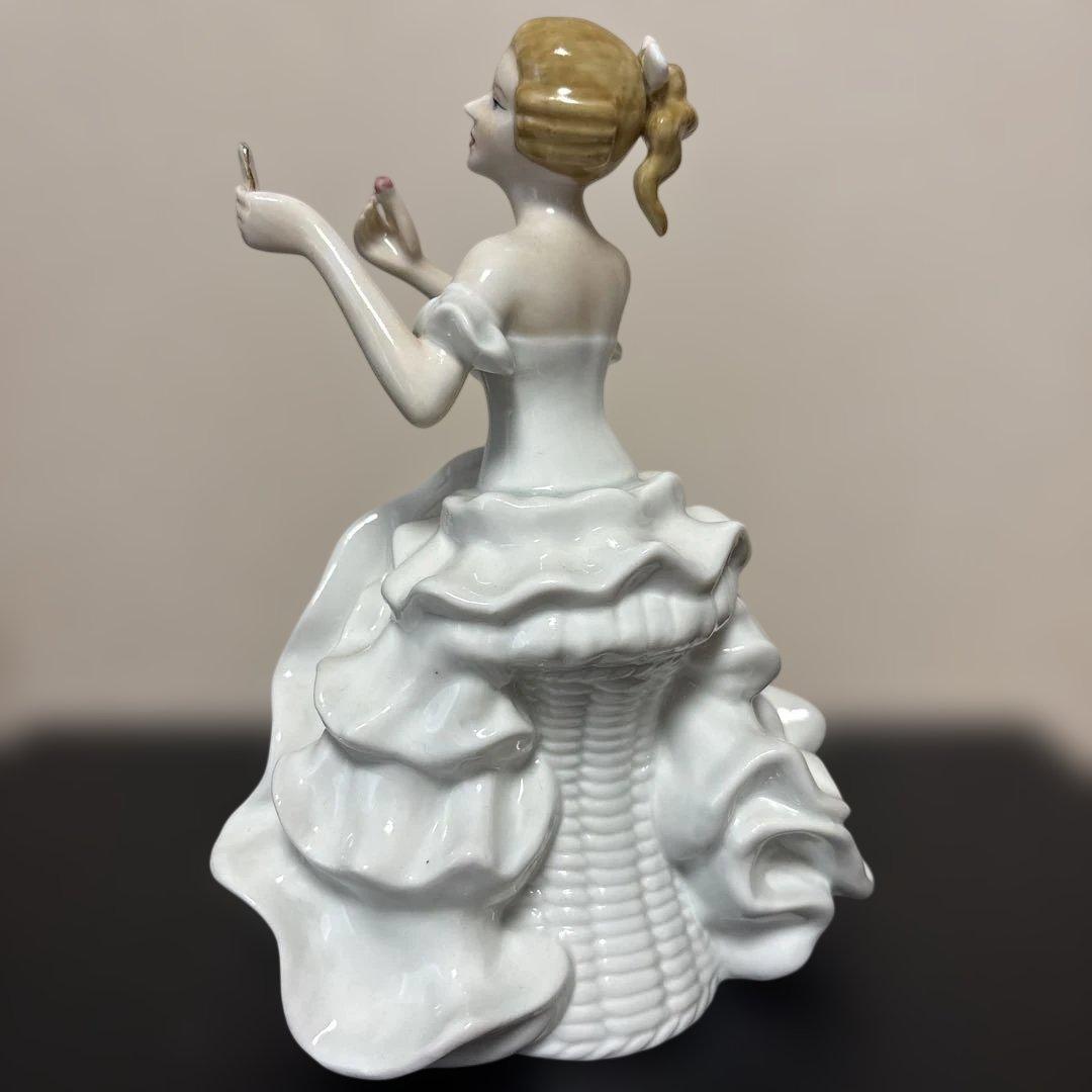 ドイツWallendorfウォーレンドルフ★バレリーナ人形置物陶器像2体セット