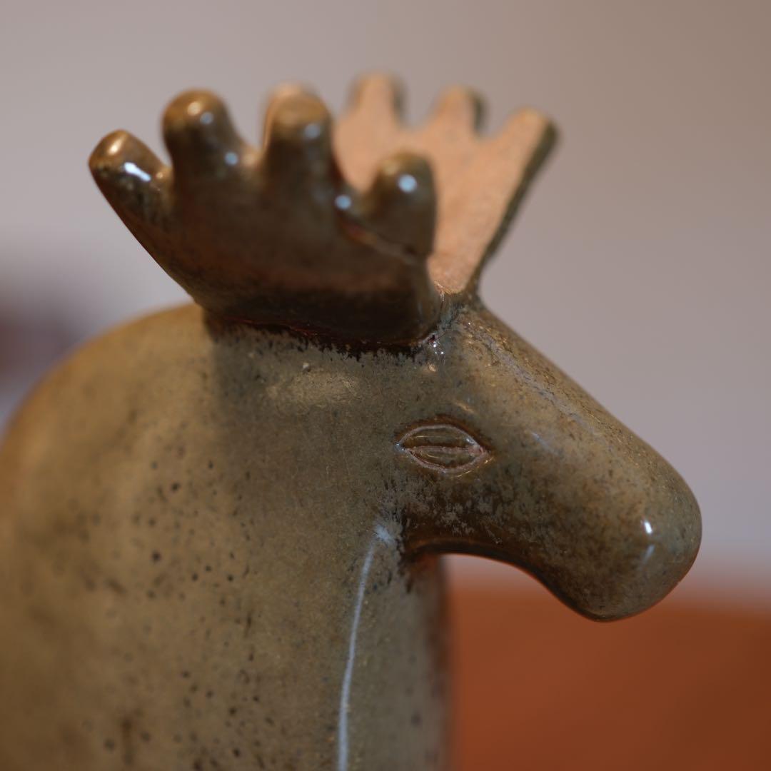 【ささ17】リサ・ラーソン 大きな動物園 ヘラジカ Lisa Larson