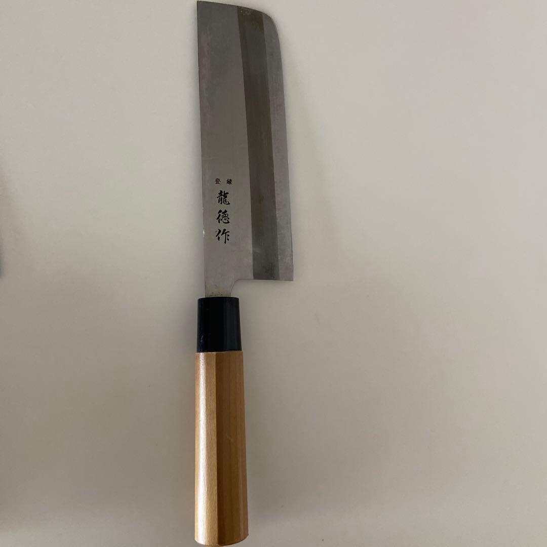 包丁セット 4本 日本製　龍徳作