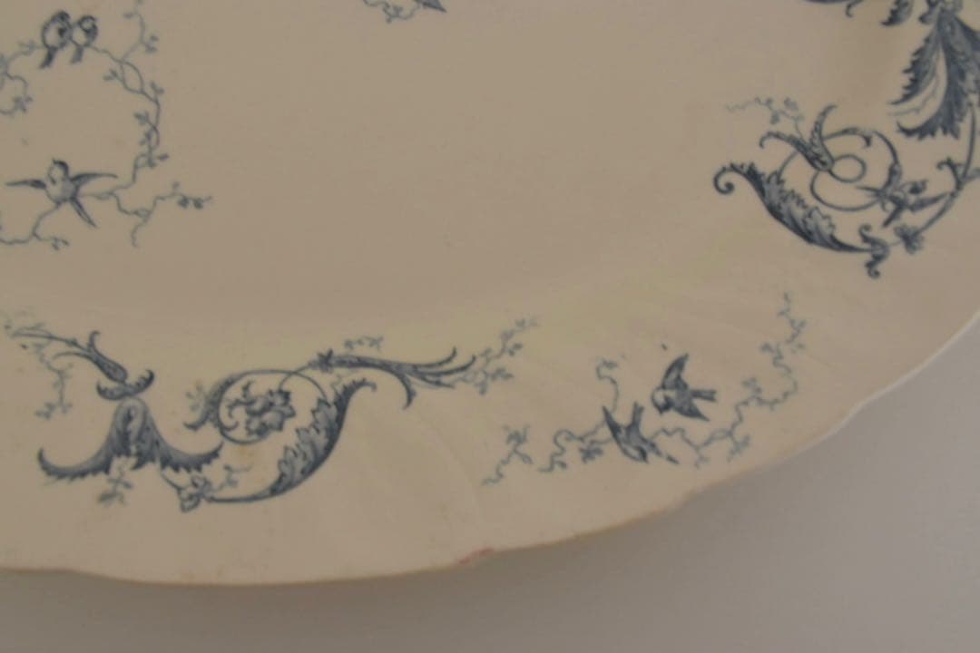 GIEN RINCEAUX ジアン オーバル皿 ランソー フランスアンティーク