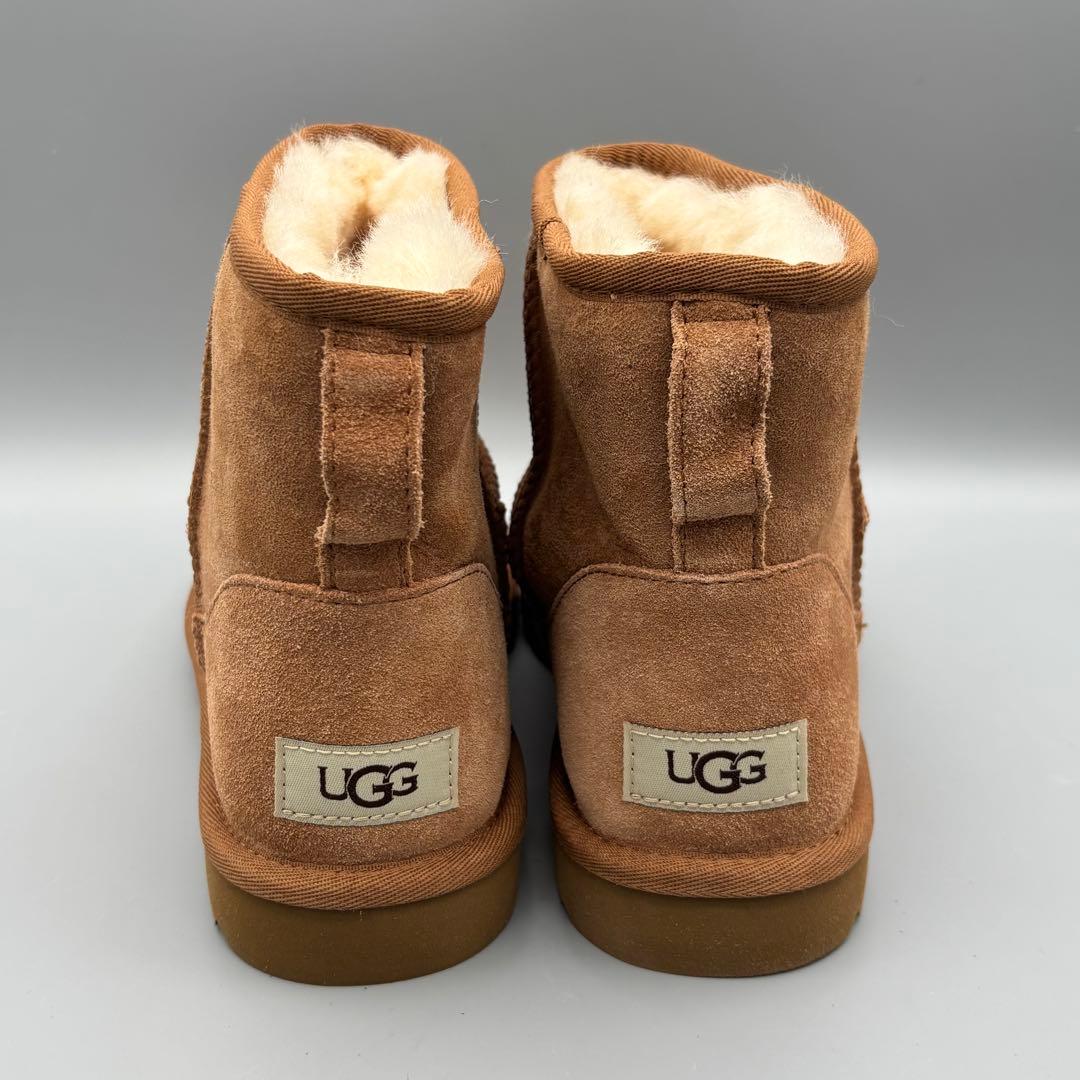 【新品訳あり】UGGクラシックミニⅡ ムートンブーツチェスナット26cm
