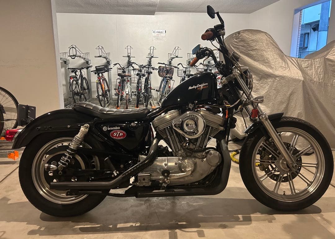 スポーツスター2003　ドラッグパイプ　スマイシーサイレンサー付き