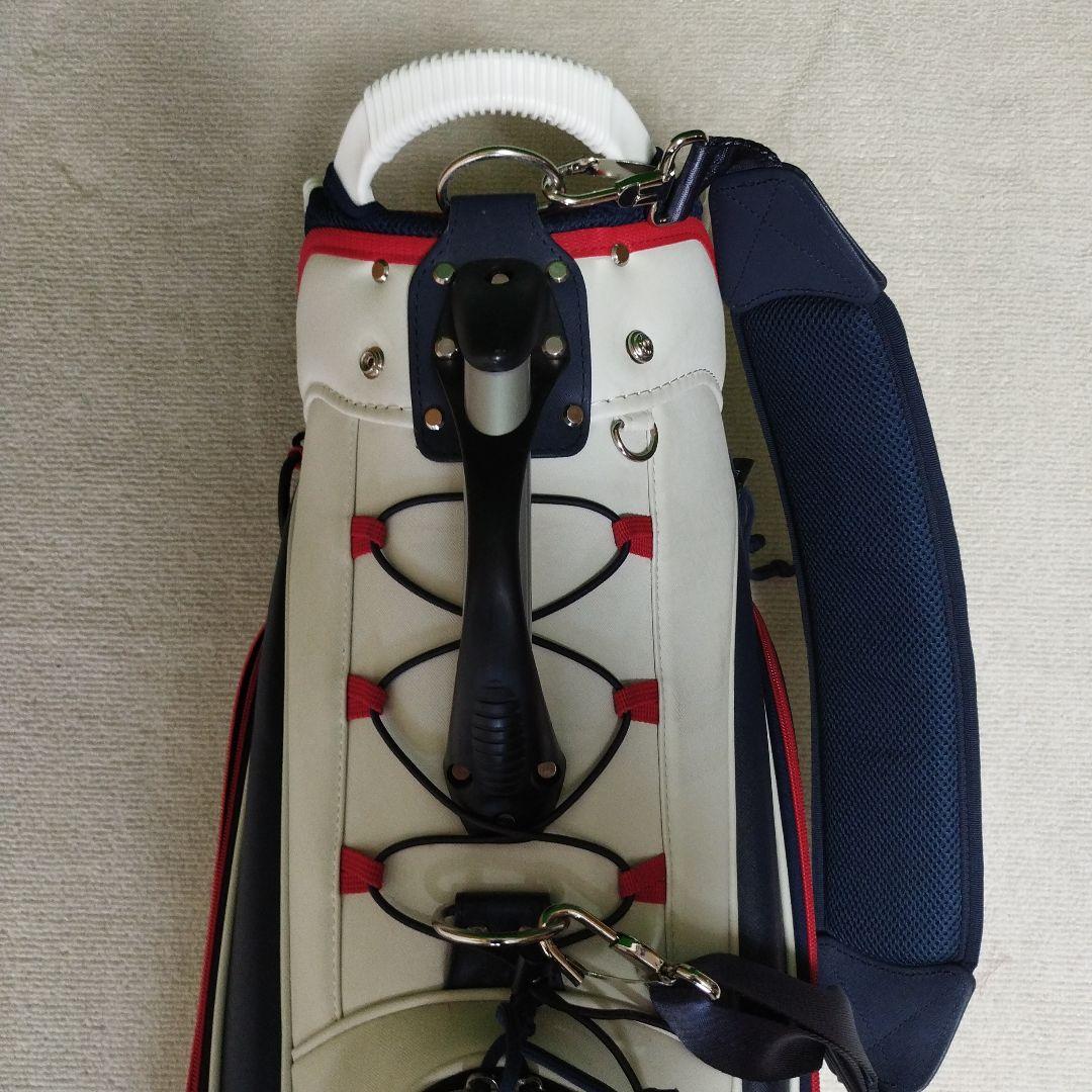 ecco キャディバッグ ホワイト/ネイビー/レッド ※希少レア物※