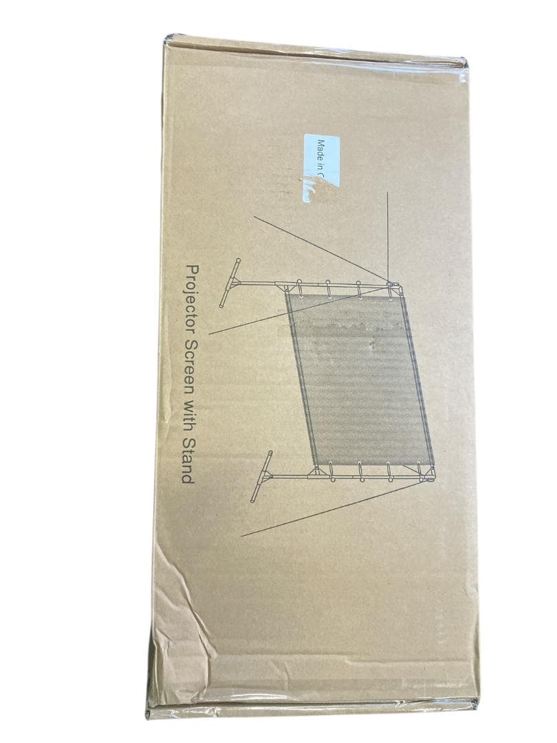 プロジェクタースクリーン スタンド付き 120インチ　16:9 4K HD