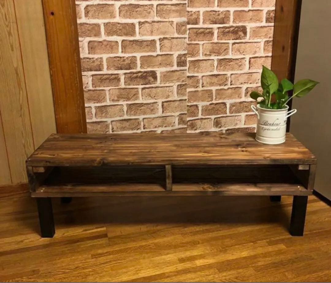 アンティークシンプル木目調センターテーブル