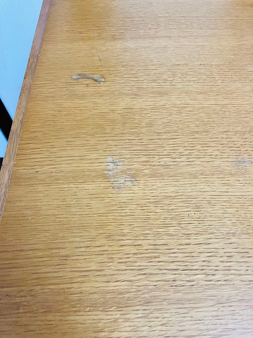 unico★パソコンデスク★学習机★ナチュラルウッド 3段引き出し