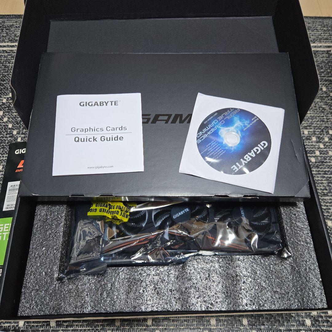 動作品ジャンク GeForce GTX 1080 GIGABYTE