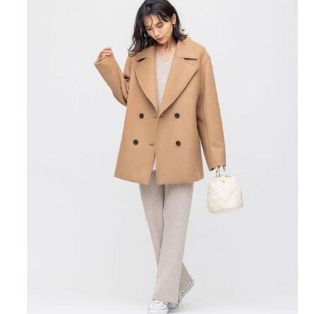 半額以下‼️23区 ソフトメルトン Pコート ピーコート