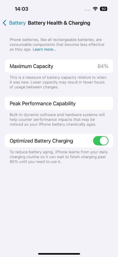 [極美品] iPhone14Pro 256GB SIMフリー バッテリー84%