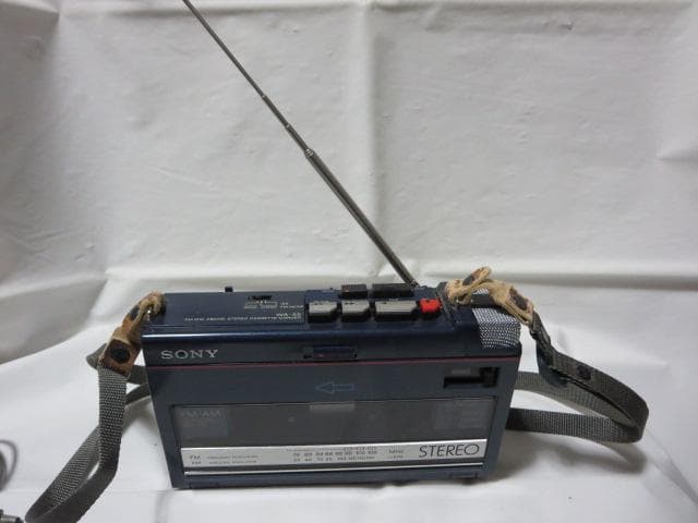 SONY FM/AM 2バンド ステレオカセットコーダー WA-55