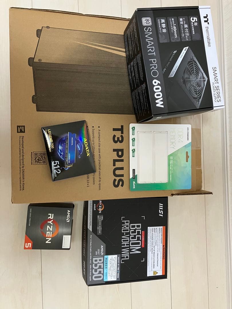 【値下げ依頼OK】Windows 自作PC ほぼ未使用 デスクトップ パソコン