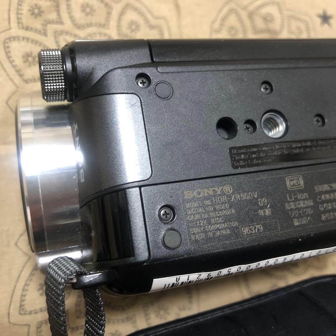 美品 SONY HDR-XR500V GPS ナイトショット機能 ビデオカメラ