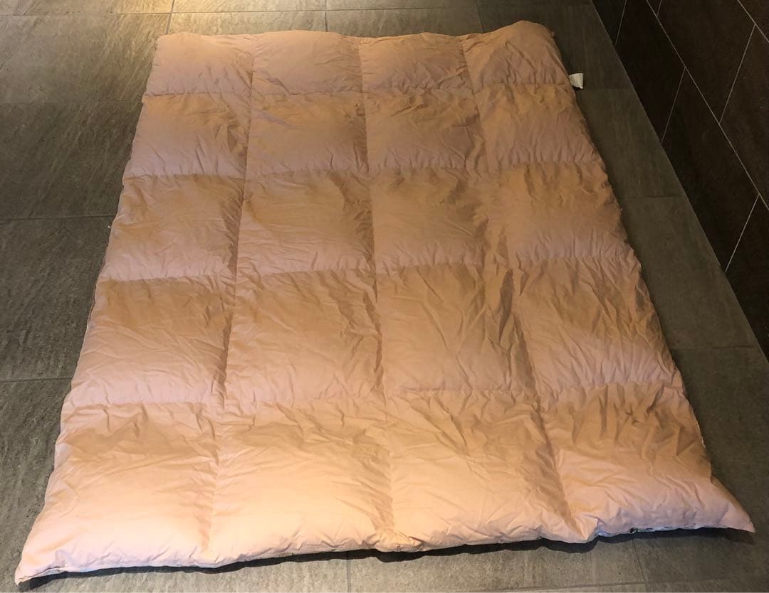 羽毛合い掛けふとん　日本製　綿100% フランス産ピレネーダウン　1.0 kg