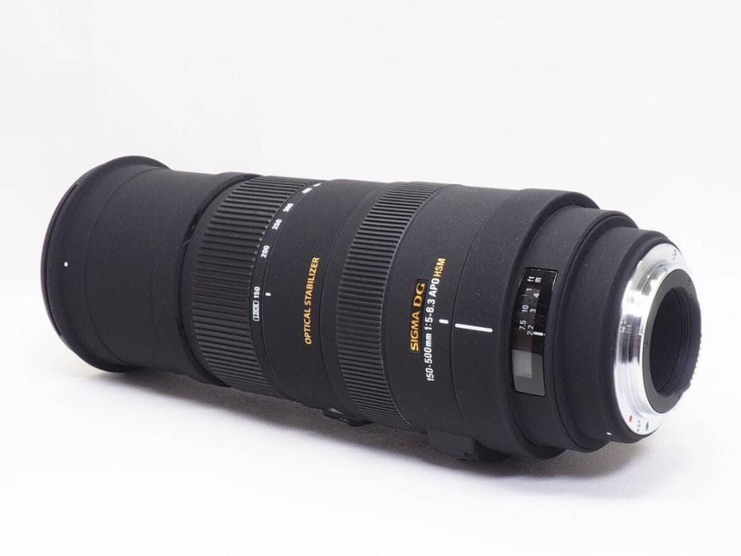 SIGMA APO 150-500mm F5-6.3 DG OS HSMキヤノン