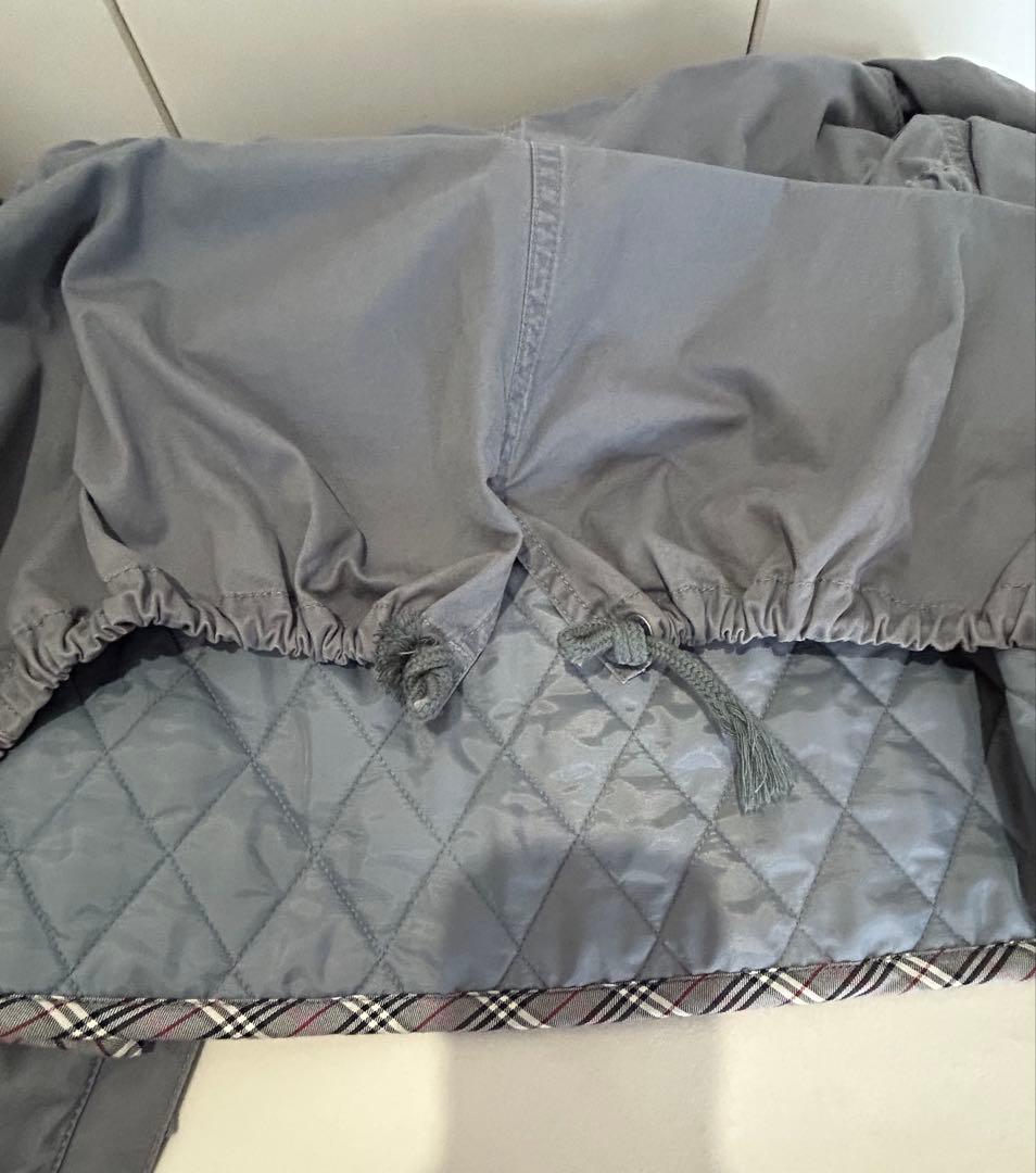 ジェン　BURBERRY BLUE LABELグレー モッズコート