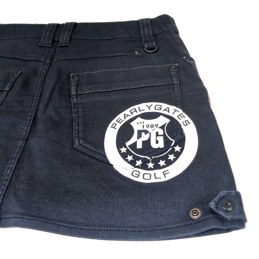PEARLY GATES パーリーゲイツ ゴルフ スカート ミニ 濃紺 M相当