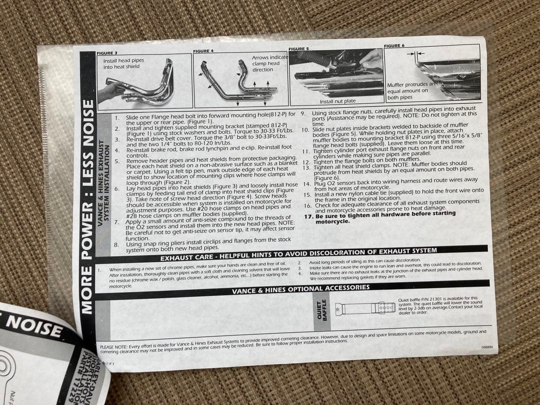 バンスアンドハインズ　ショートショットスタッガードマフラー