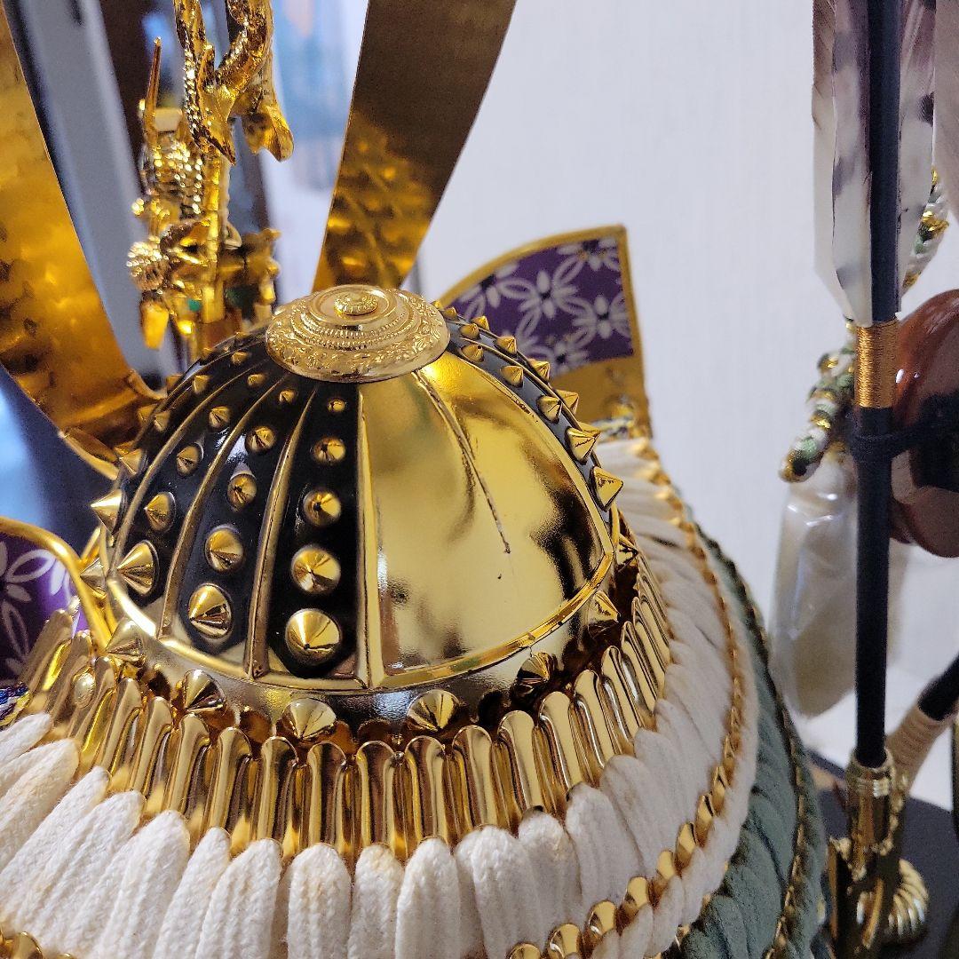 【徳川作 剛】 五月 かぶと (ガラスケース付き)