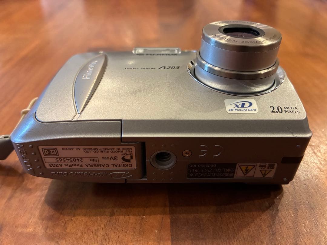 【動作確認済】FUJIFILM FinePix A203 オールドデジカメ 美品