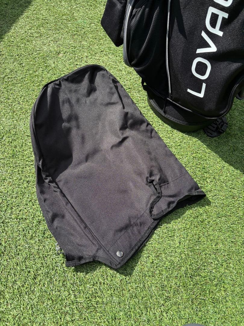 LOVACE スタンドキャディバッグ　ゴルフバッグ　新品　ブラック　軽量　防水