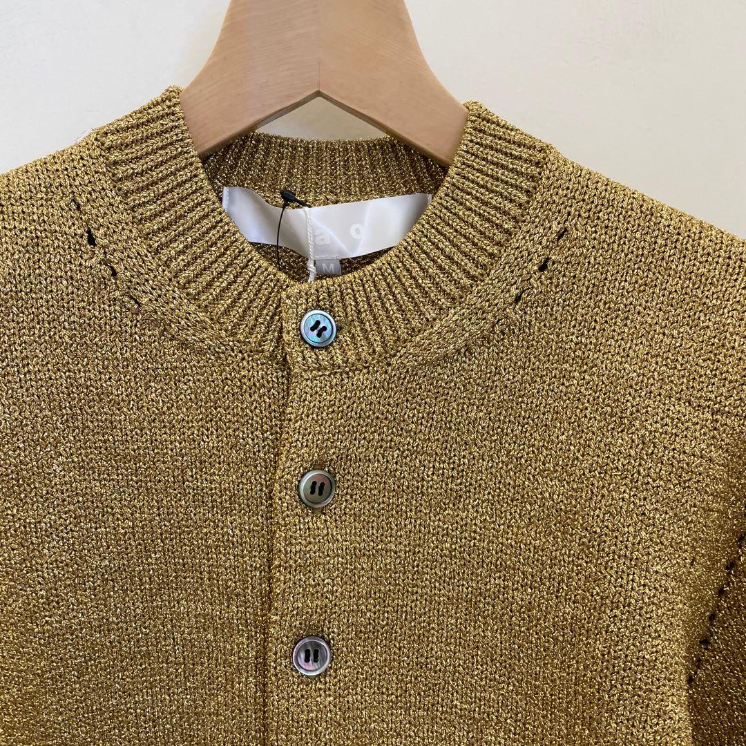 ゴールド ニット カーディガン 長袖　新品元値60500円