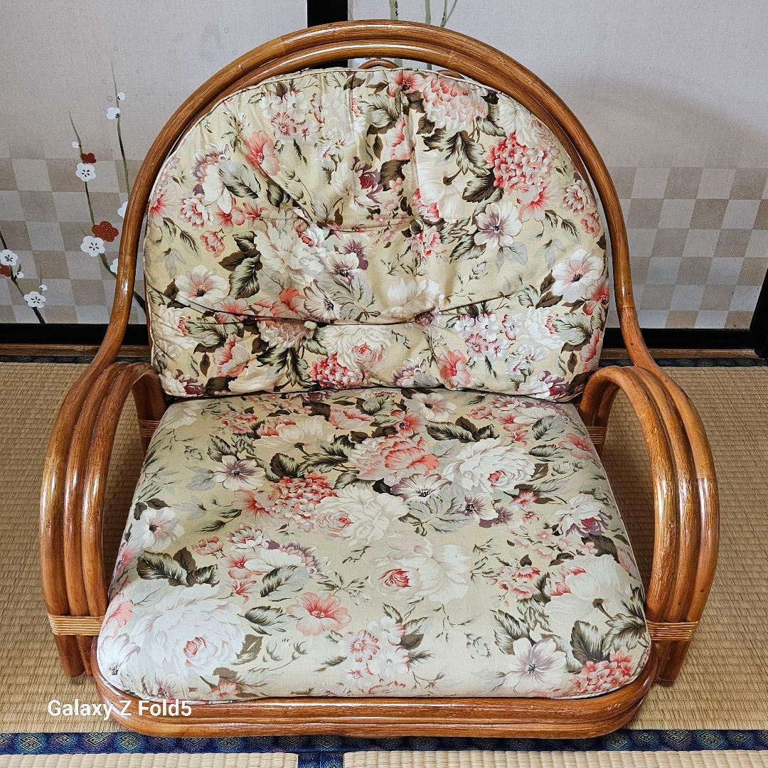 希少な超大型！ラタン３６０回転ローチェアー　早い者勝ち！！