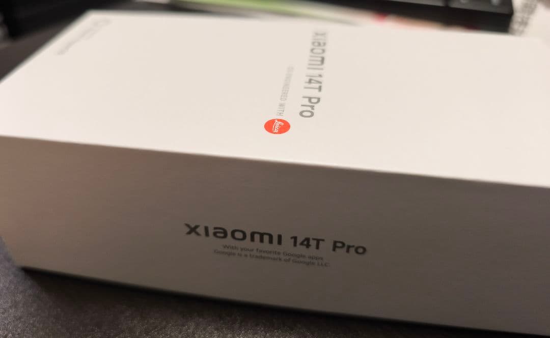 くりりん！Xiaomi 14T Pro 12GB+256GBチタングレー