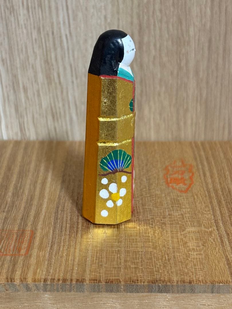 【最終値下げ】奈良一刀彫 神泉作 立雛 お雛様 お内裏様 雛人形 工芸品