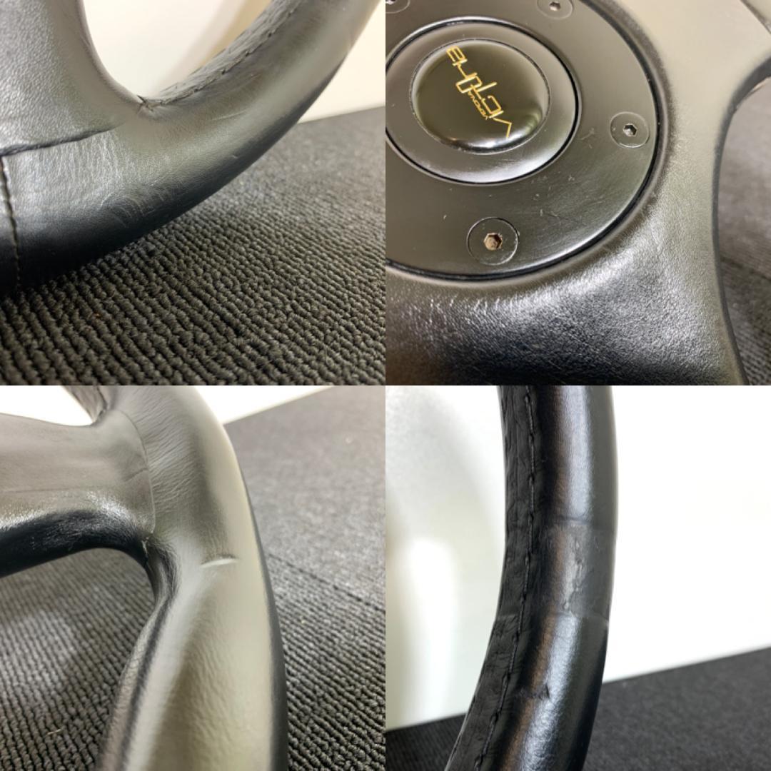 ヴィクトリア レザー ステアリング 36Φ ホーンボタン付き ヴィクトール