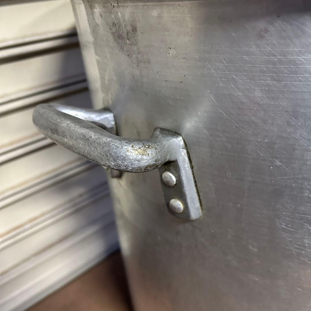 CF43★アルミ製★ 特大 寸胴鍋 両手鍋 直径44.5㎝ 厨房 業務用 359