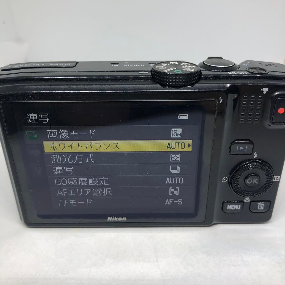 【訳あり】Nikon COOLPIX S8200 14倍 充電器 SD